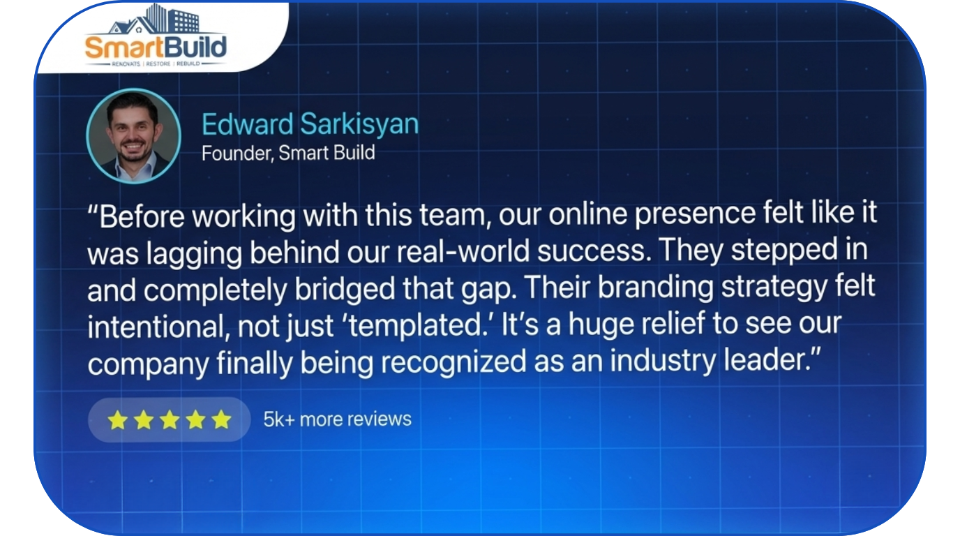 Before working with this team, our online presence felt like it was lagging behind our real-world success. They stepped in and completely bridged that gap. Their branding strategy felt intentional, not just 'templated.' It’s a huge relief to see our company finally being recognized as an industry leader.