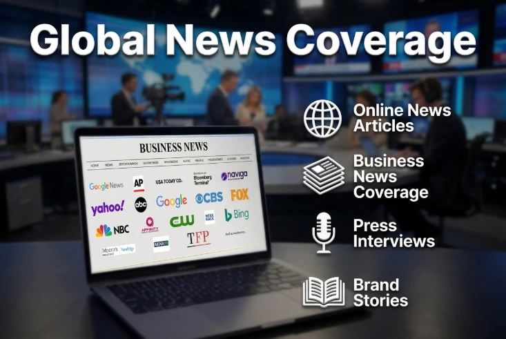Get your brand featured on global news platforms and online publications to strengthen credibility and industry recognition.