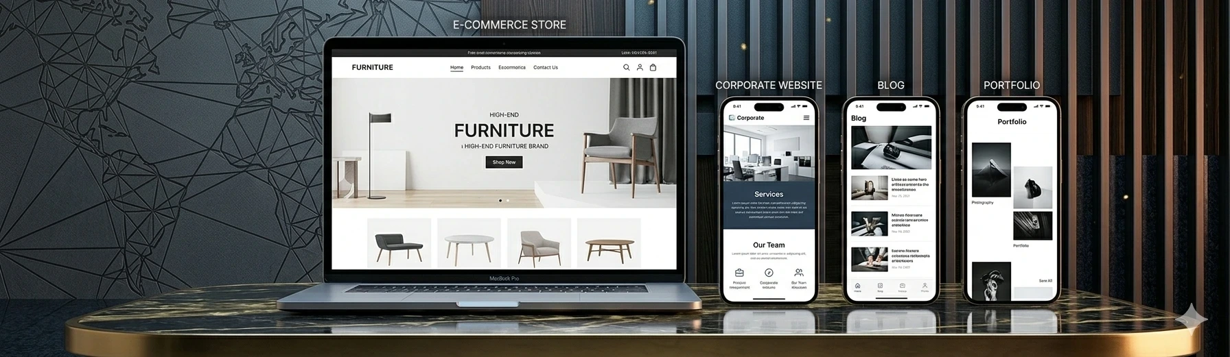 Choose types of websites