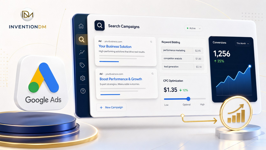 InventionDM Performance Advertising and Google Ads Services