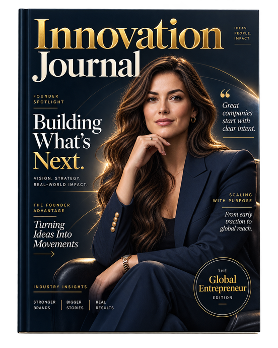 Premium business editorial visual
