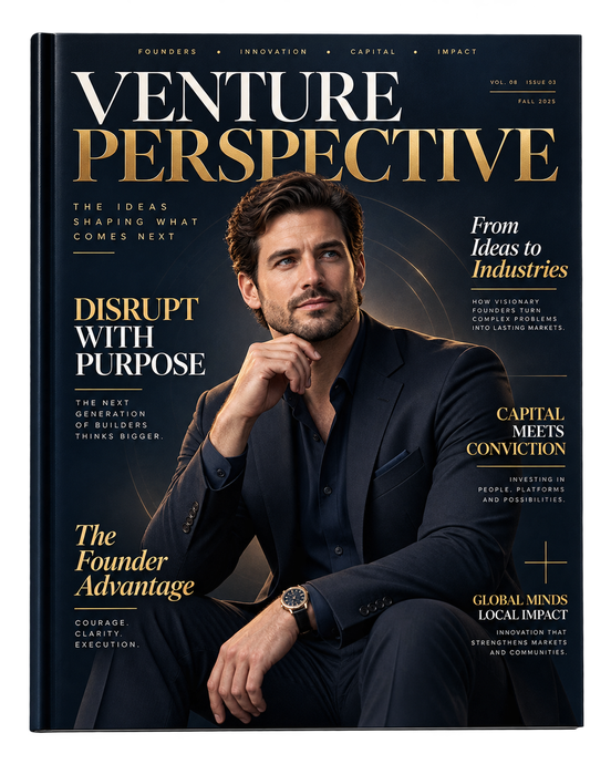 Founder magazine feature visual
