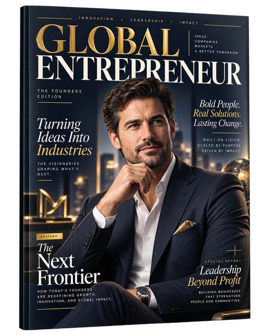 Business editorial design example